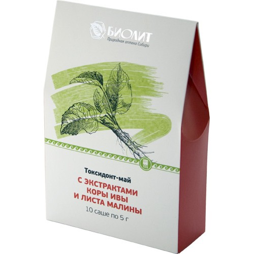 Токсидонт-май с экстрактами коры ивы и листа малины  г. Тюмень  